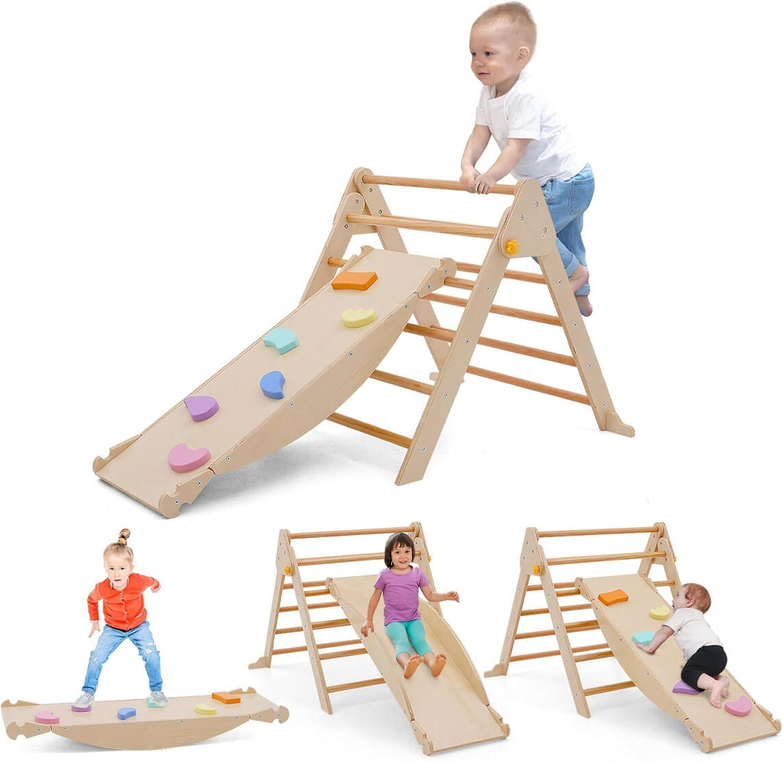 Triângulo de Pikler com Rampa