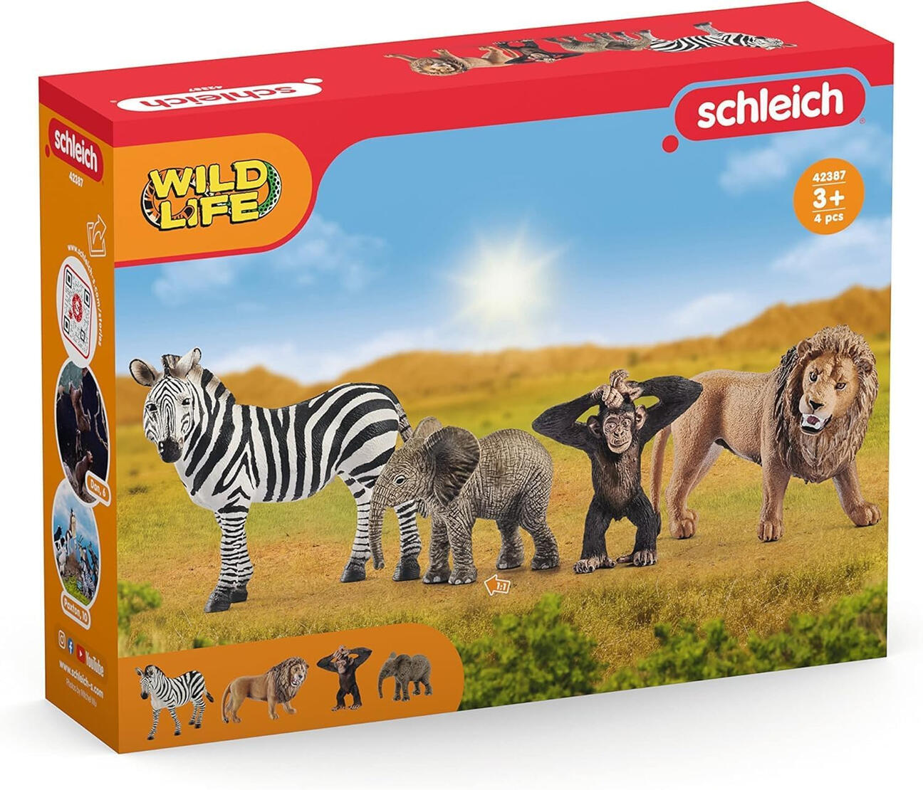 Conjunto de Animais da Selva