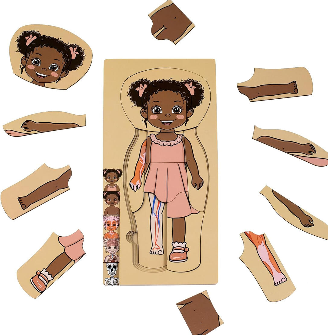 Puzzle do Corpo Humano de Rapariga