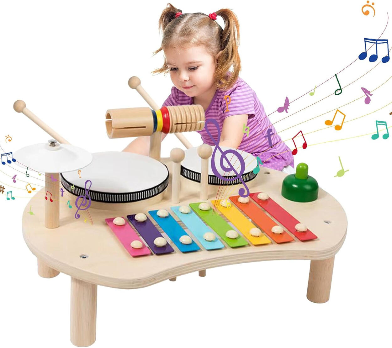 Conjunto de Instrumentos Musicais 6-em-1