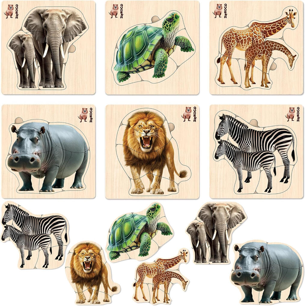Puzzles de Animais Selvagens