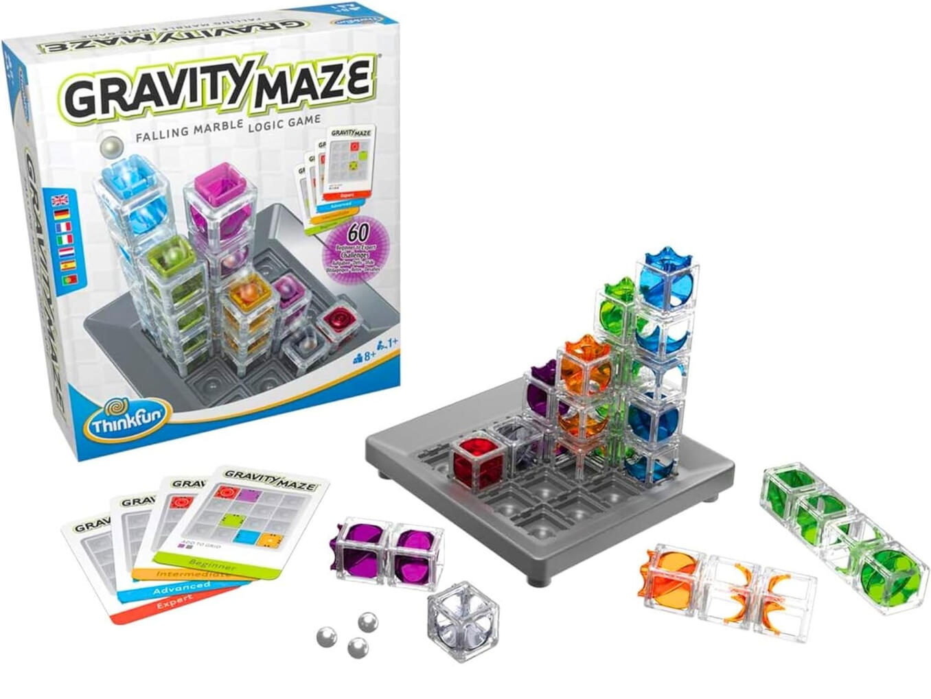 Jogo de Construção de Percursos com Berlindes