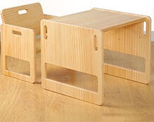 Conjunto de Mesa e Cadeira Evolutivas