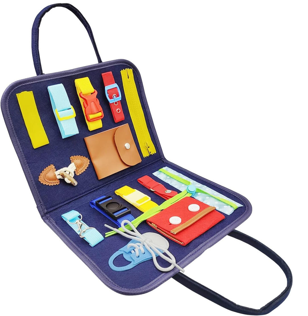 Painel Sensorial de Treino de Vestuário