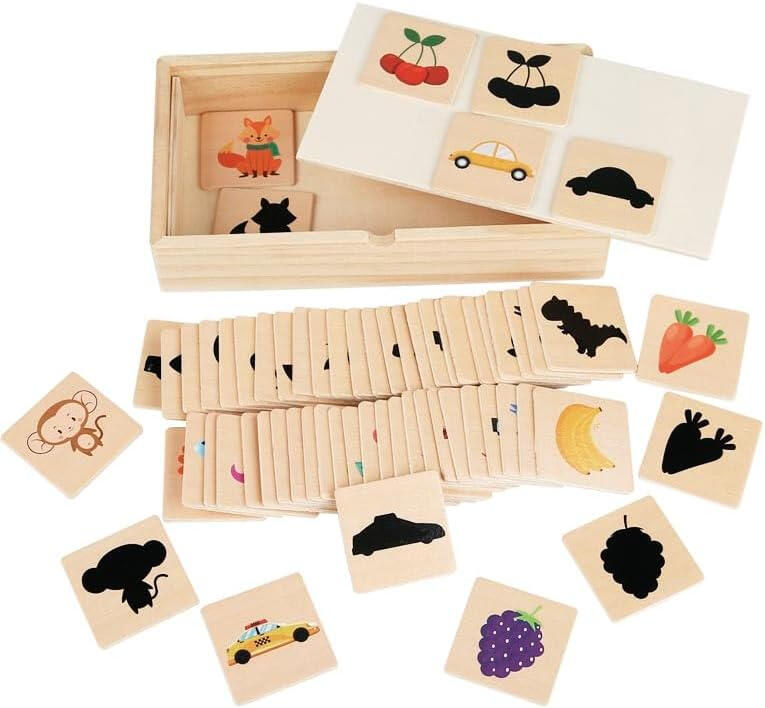 Jogo de Combinação de Sombras e Objetos