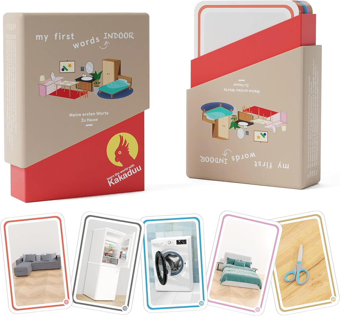 Cartões com as Primeiras Palavras de Casa