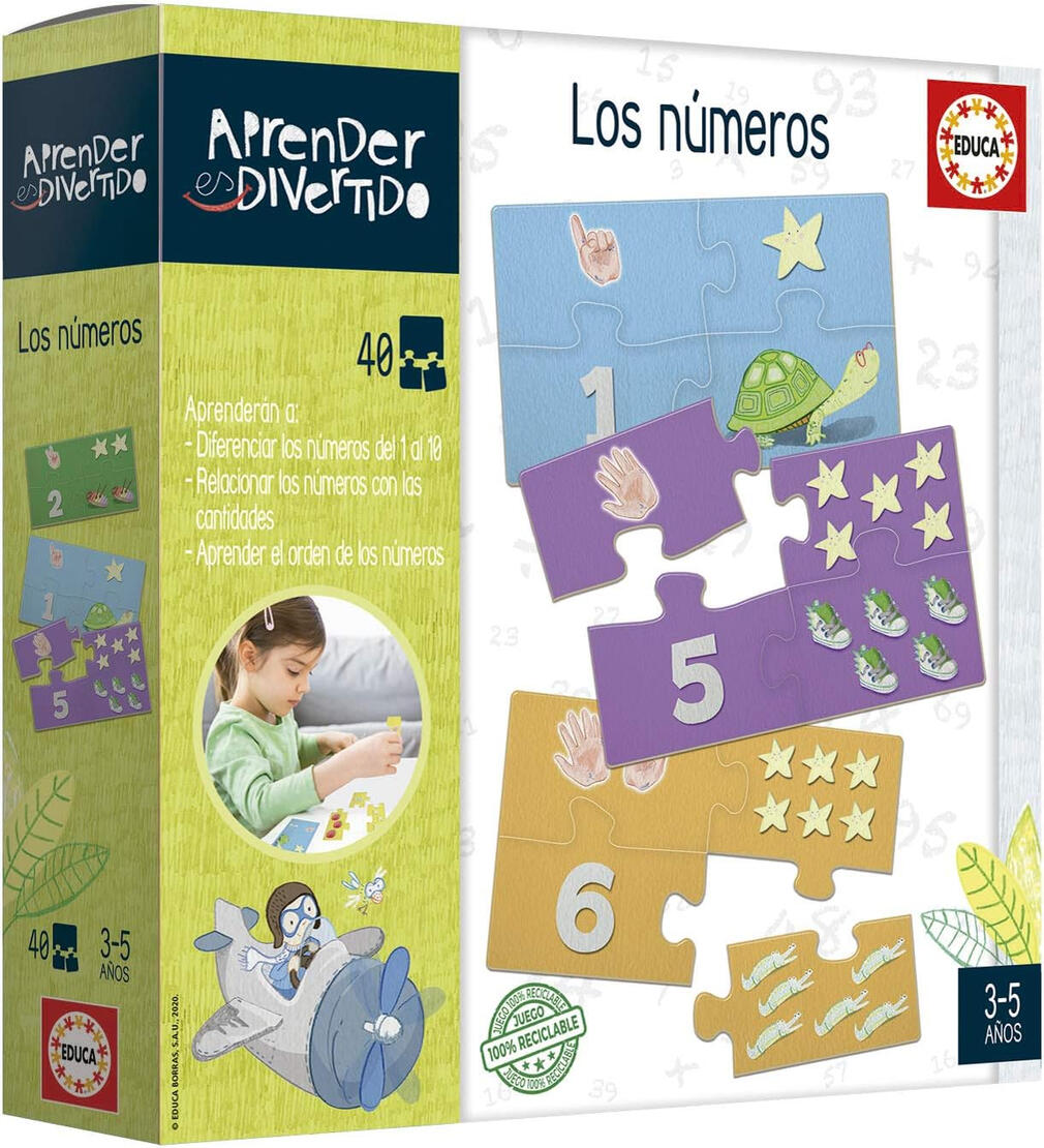 Puzzles de Identificação de Números