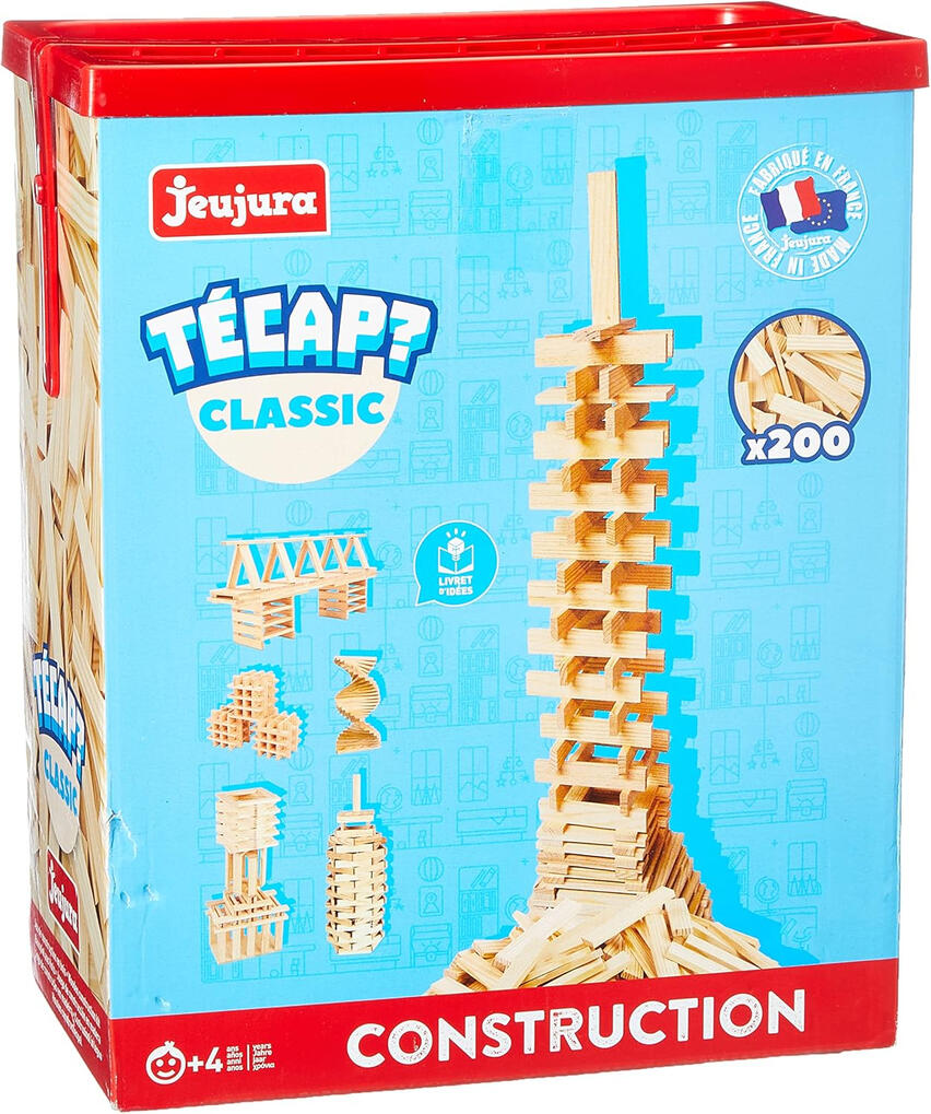 Conjunto de Peças de Construção de Madeira