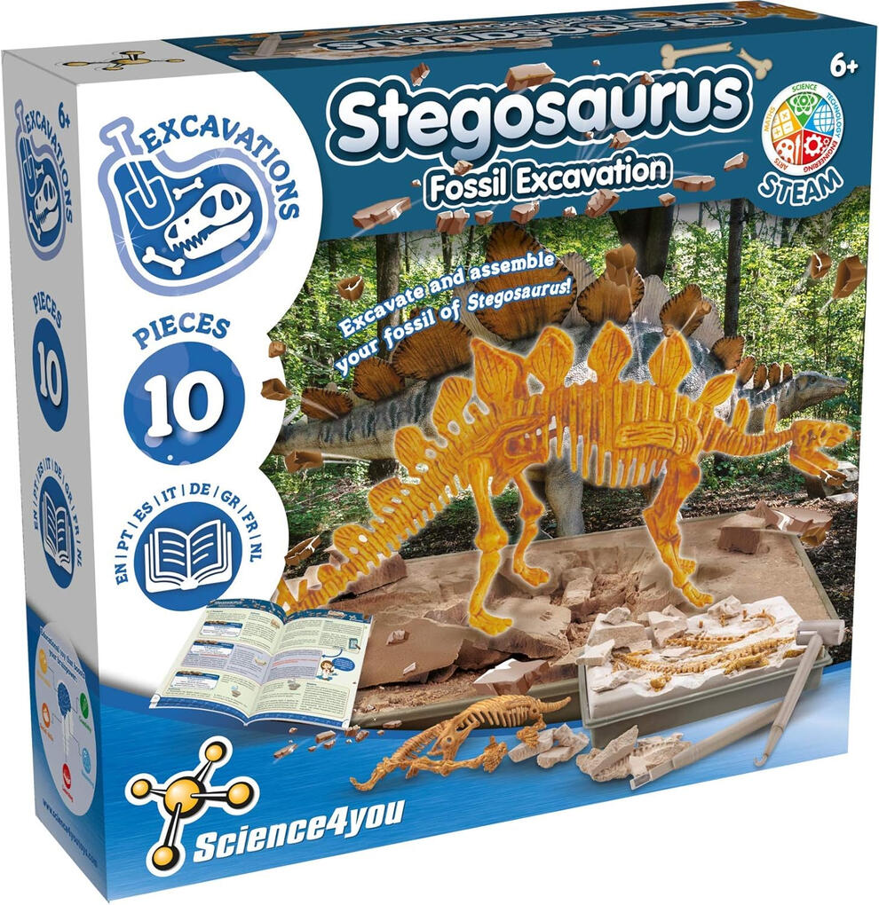 Kit de Escavação de Fóssil de Stegosaurus